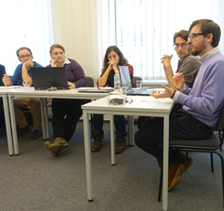 Photos of the Mix Methods Digital Humanities Workshop