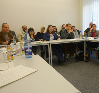 Photos of the Mix Methods Digital Humanities Workshop