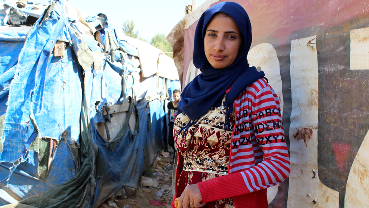 Photo of a Woman from a (Refugee) Camp in Lebanon